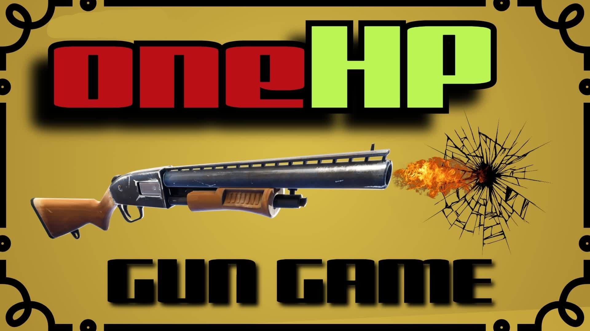 oneHP Gun Game Fortnite Map